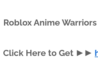 Roblox Anime Warriors Simulator Codes